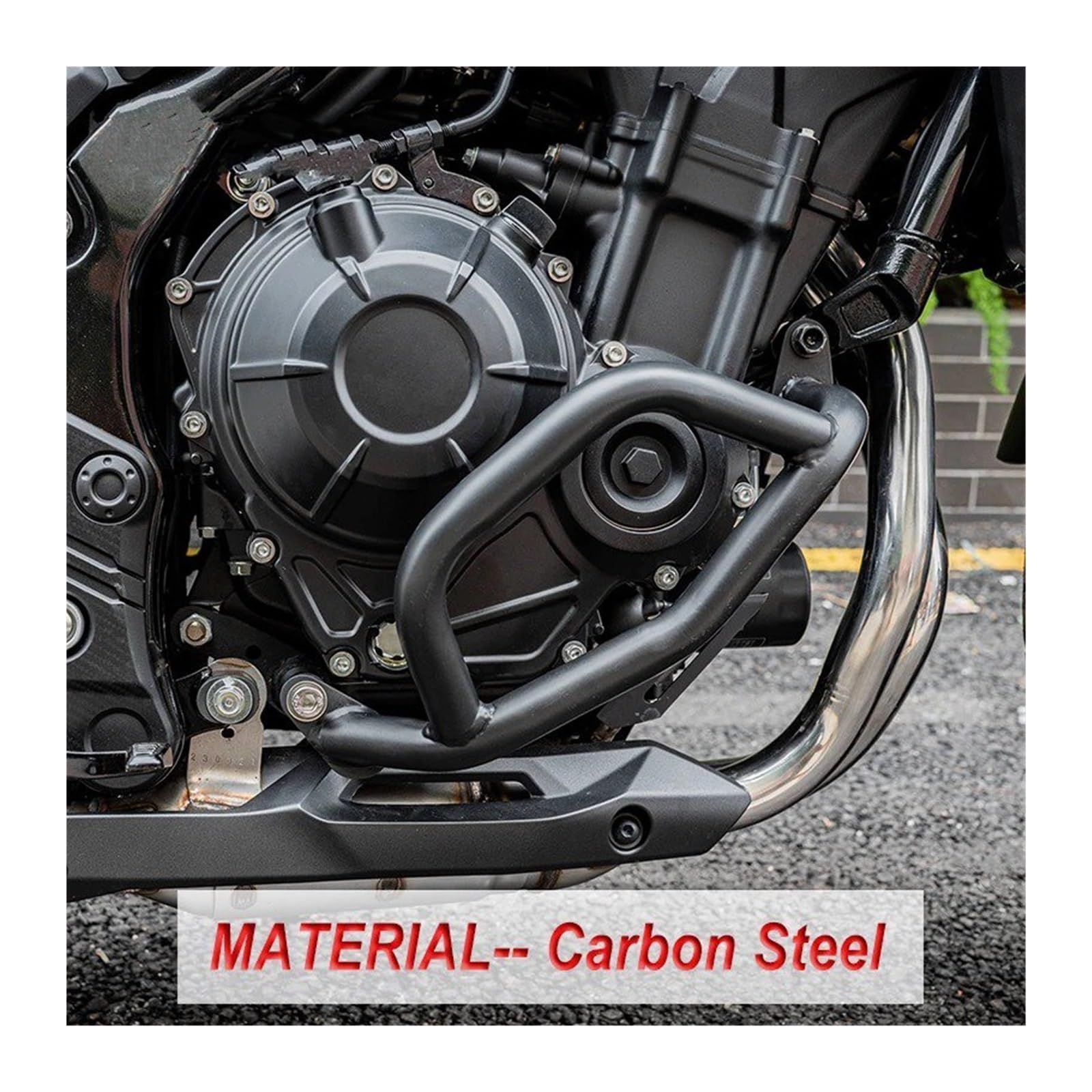 Barra Protección Motor para NX400 NX500 2024 2025 Protección De Barra Choque Superior E Inferior para Motor Motocicleta Accesorios Parachoques(A Set Crash Bar)