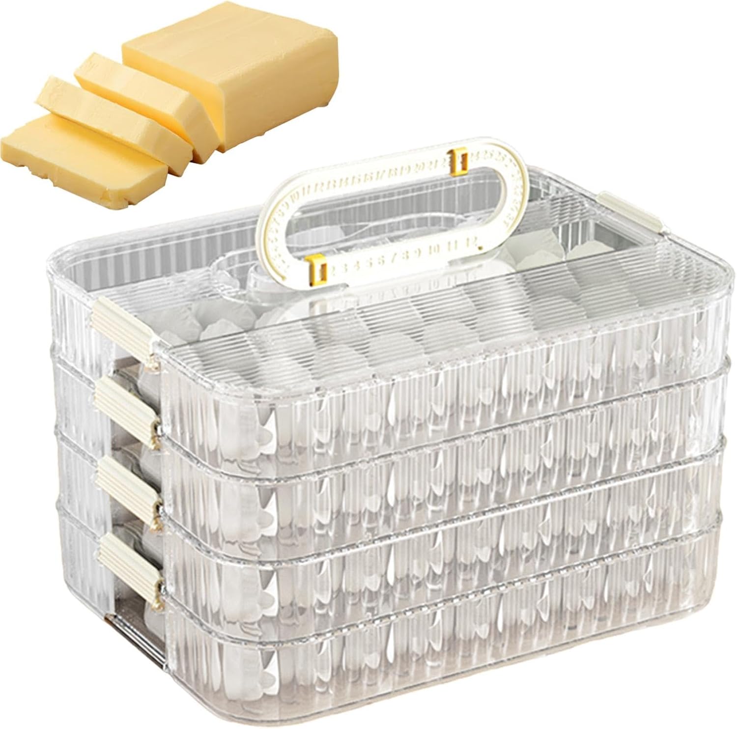 Amazon.co.jp: Refrigerator Bacon Storage Container, Deli Meat Container ...