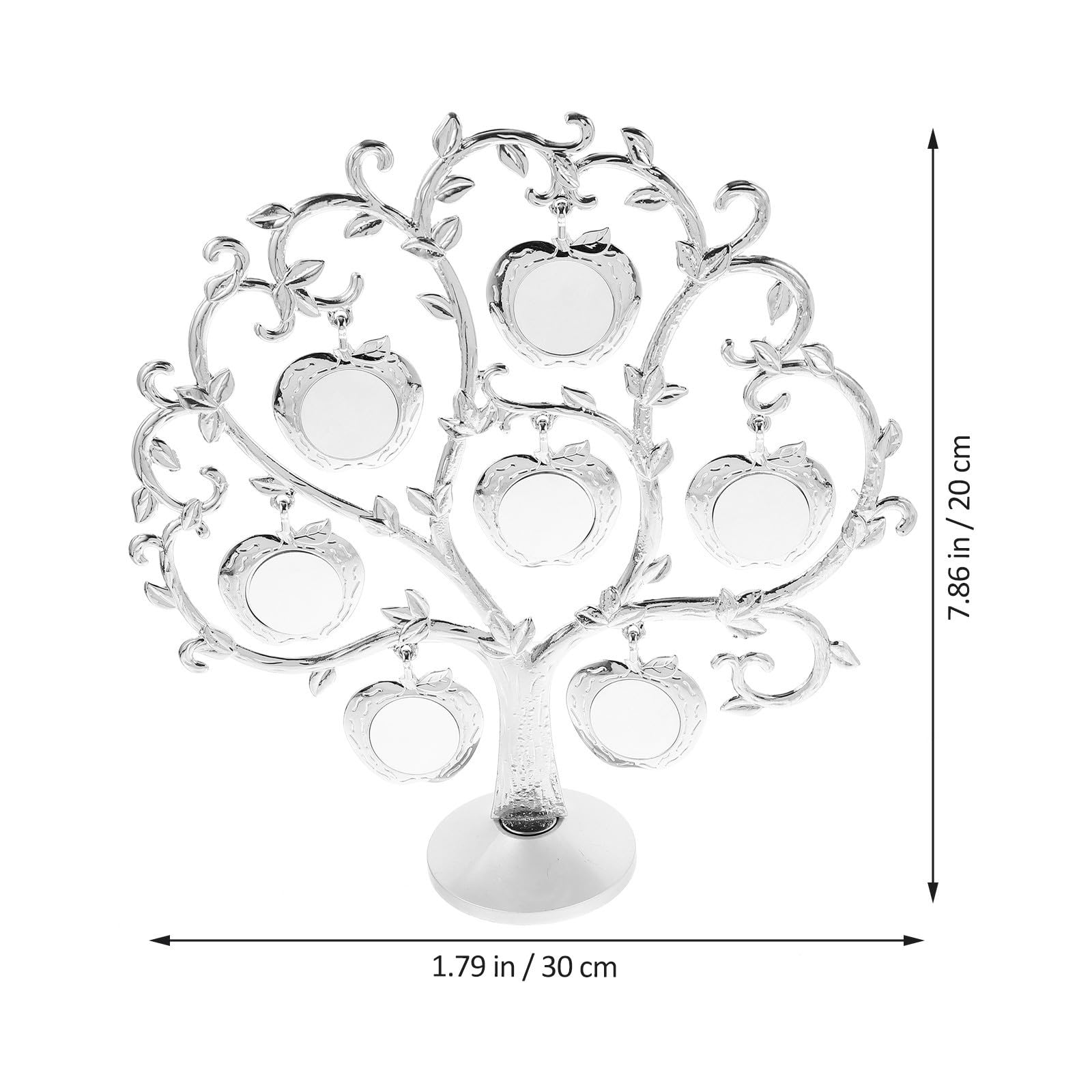 Marco de Fotos de Mesa Portafotos en Forma de Árbol de Metal, Decorativo y Práctico, para Boda y Decoración del Hogar