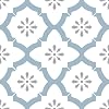 WallPops FP2943 Alfama Peel & Stick Floor Tiles, Multi-Colour, 12 x 12 inches