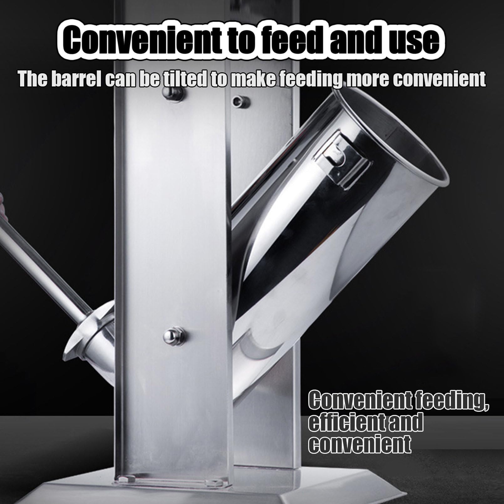 Riempitore per salsicce, riempitivo manuale durevole per una facile preparazione di salsicce, strumento ideale per gli appassionati di salsicce fai da te nelle cucine domestiche