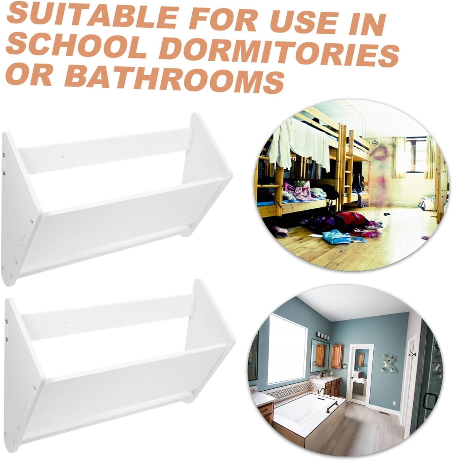 Happyyami 2-Piece Slim Shoe Rack for Back Door Lightweight Plastic Slippers Storage Organizer Space-Saving Home Shoe Sorter for Small Spaces
