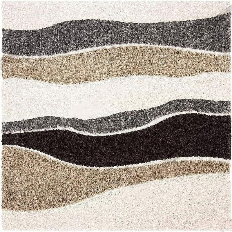 Image of Carpet for Living Room 5X7 FEET Modern Soft Shaggy Carpet Thick, Fluffy & 2 inch Pile Shag Rug for Your Kids Room, Bedroom & Livingroom (Multi)