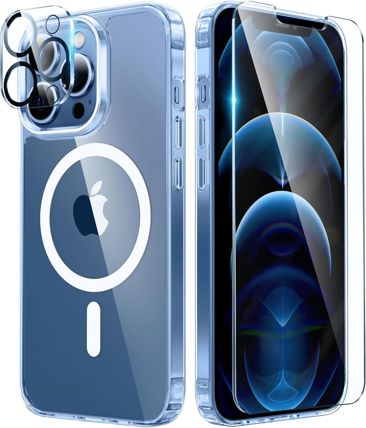 FNTCASE for iPhone 12 Pro Case Military Grade Drop Protection