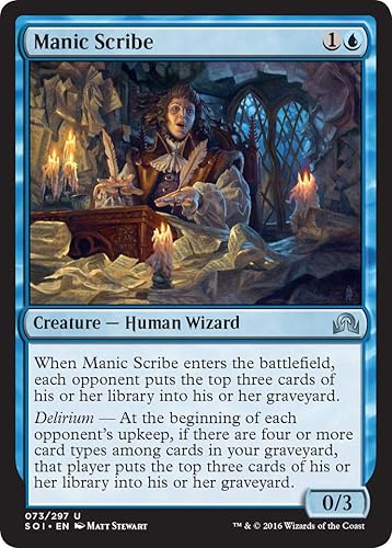 Magic: the Gathering - Manic Scribe (073/297) - Shadows Over Innistrad - Foil by