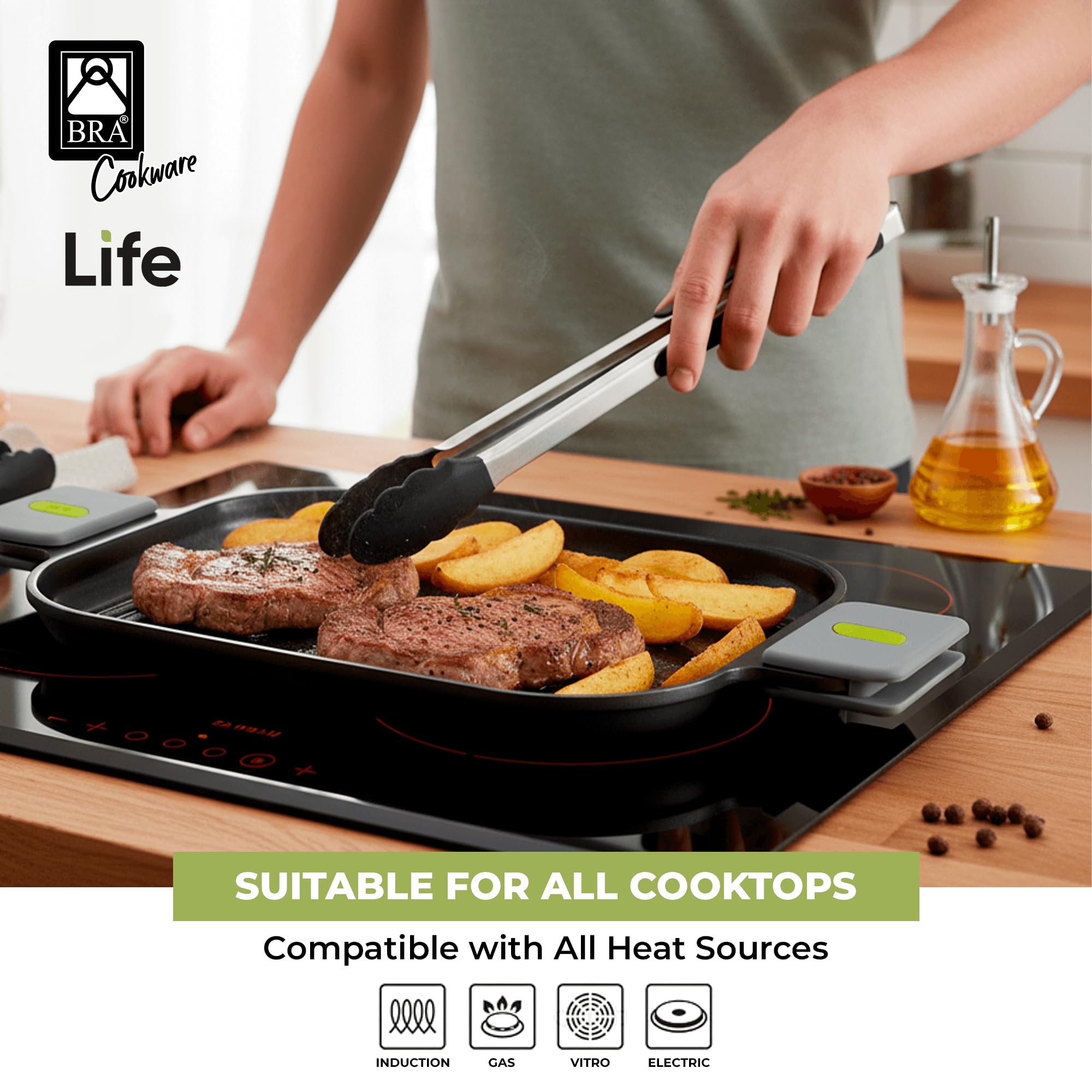 PLANCHA LISA ALLUMINIO FUSO LIFE