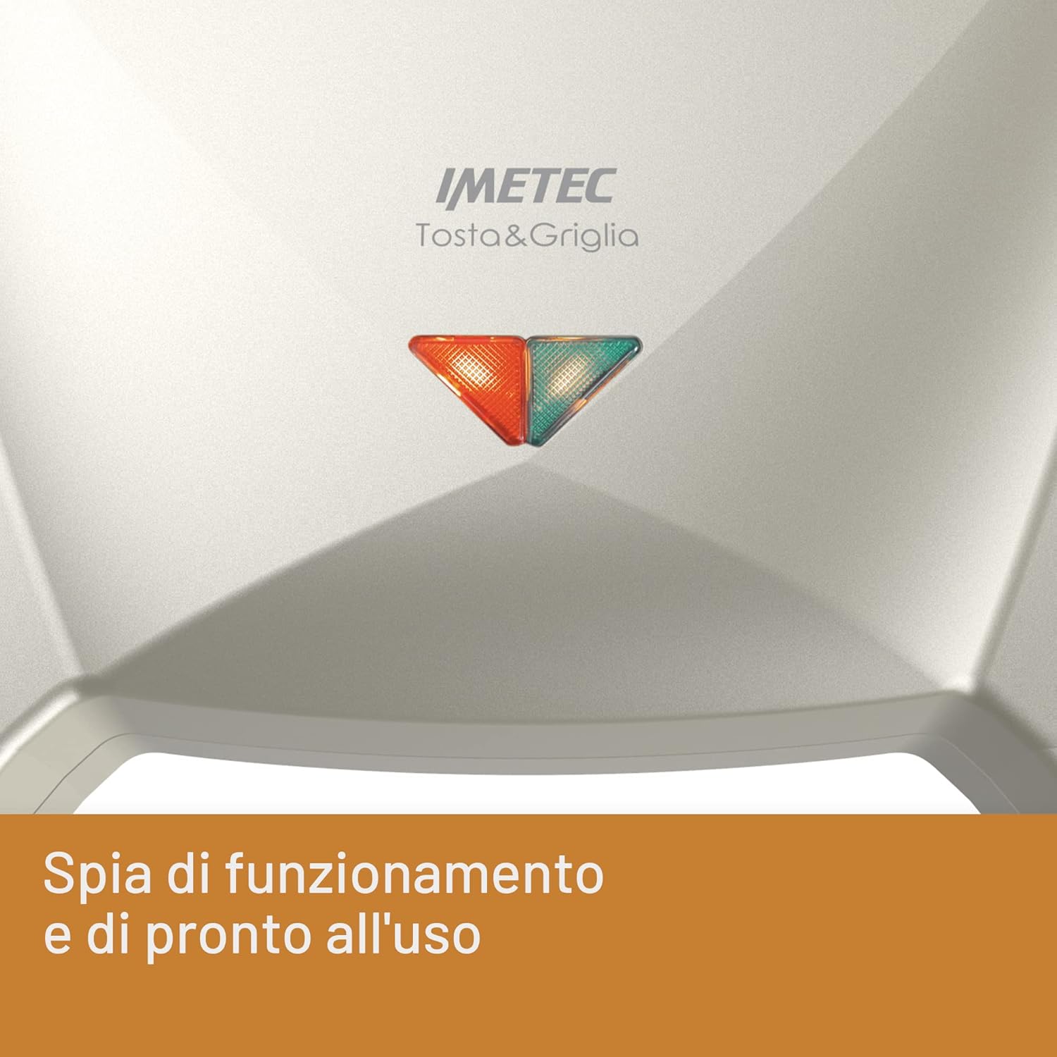 Imetec TostaGriglia, tostiera elettrica, piastreXL rigate e antiaderenti per preparare 3 toast alla volta, compatta, riponibile in verticale, spie funzionamento, gancio chiusura, avvolgicavo, 800 W Imetec TostaGriglia, tostiera elettrica, piastreXL rigate e antiaderenti per preparare 3 toast alla volta, compatta, riponibile in verticale, spie funzionamento, gancio chiusura, avvolgicavo, 800 W