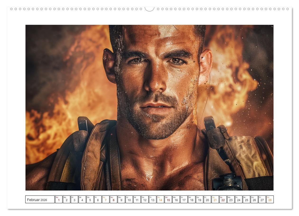 Helden im Einsatz - Männer und Frauen im Feuerwehrdienst (hochwertiger Premium Wandkalender 2026 DIN A2 quer), Kunstdruck in Hochglanz: Die Arbeit der ... zu unterstützen. (CALVENDO Menschen)