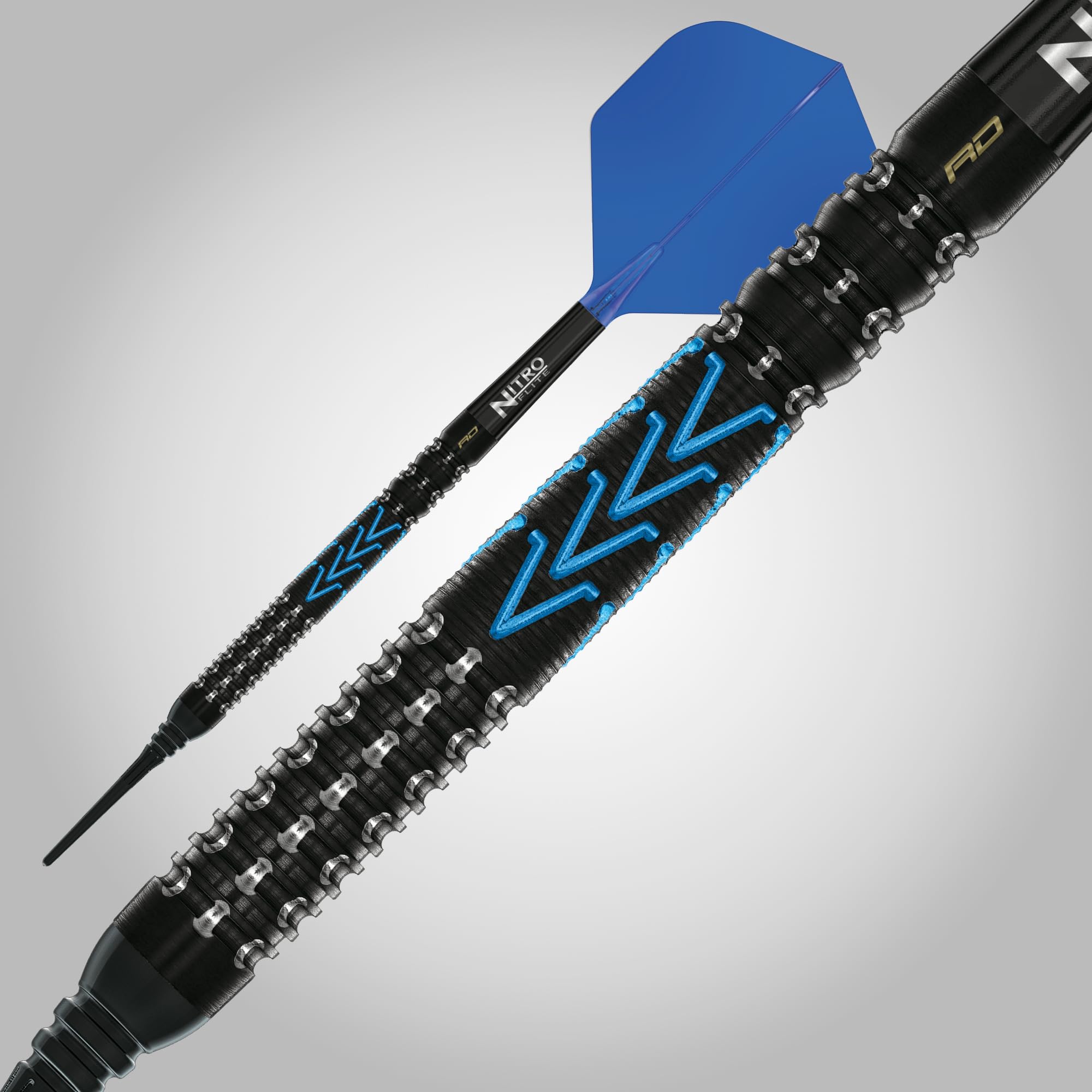 RED DRAGON Darts - AMP Serie - 90% Tungsten Profi Dartpfeile - NitroFlite Integrierter Flug/Schacht | Dart Pfeile Steeldarts 20g, 21g, 23g, 24g & 26g | Weiche Spitze 18g