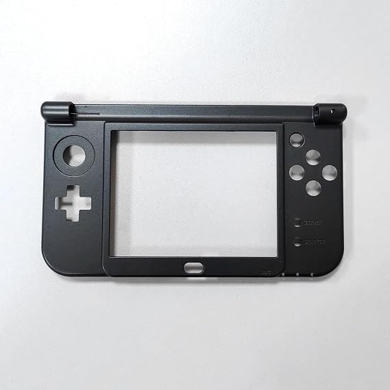 Hzxkqmil 交換用ハウジングシェルキット 任天堂 3DS XL コンソール用 DIY フロント&バックカバープレート ボタン フェイスプレート バッテリーカバーアクセサリー 3DSXL用 ブラック