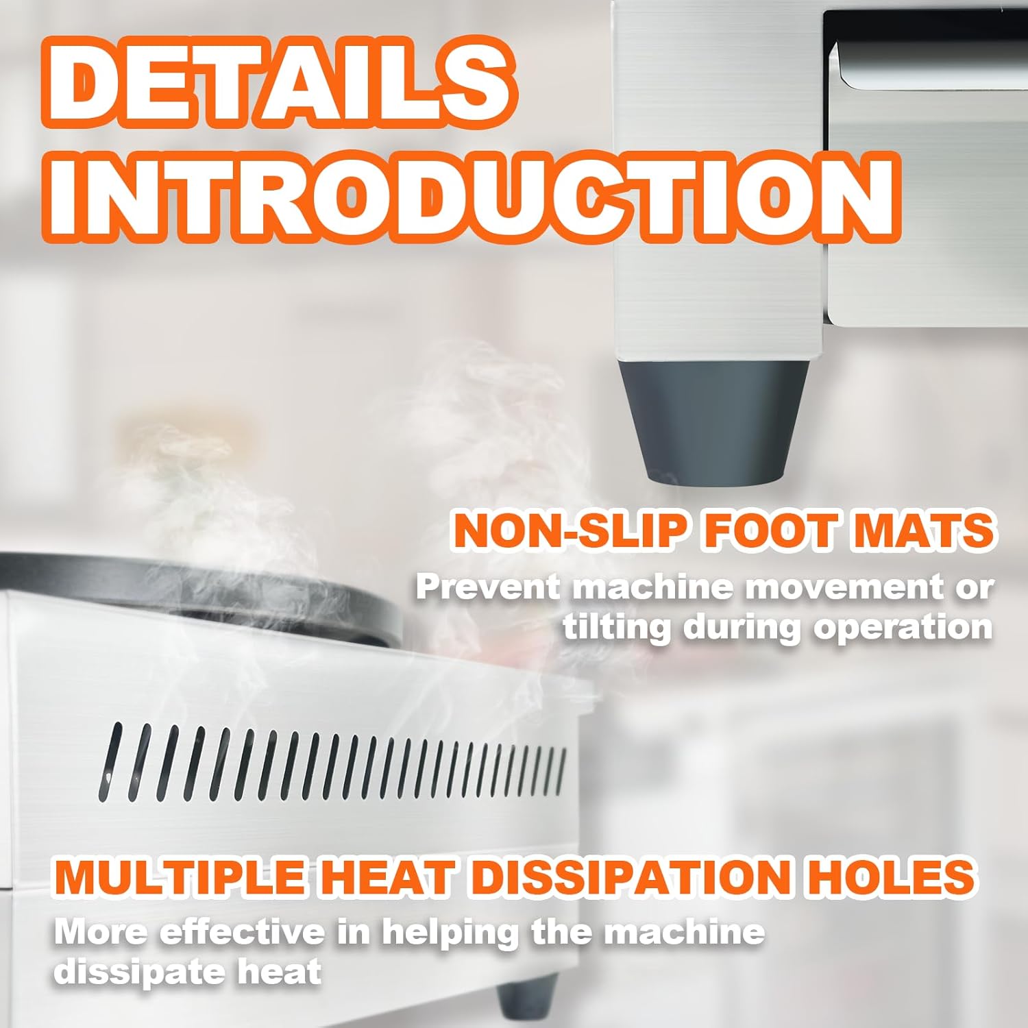 Commercial Gas Crepe Maker 16-Inch Crepe Machine Adjustable Temperature Control Nonstick Stainless Steel Pancake Griddle Machine for Kitchen