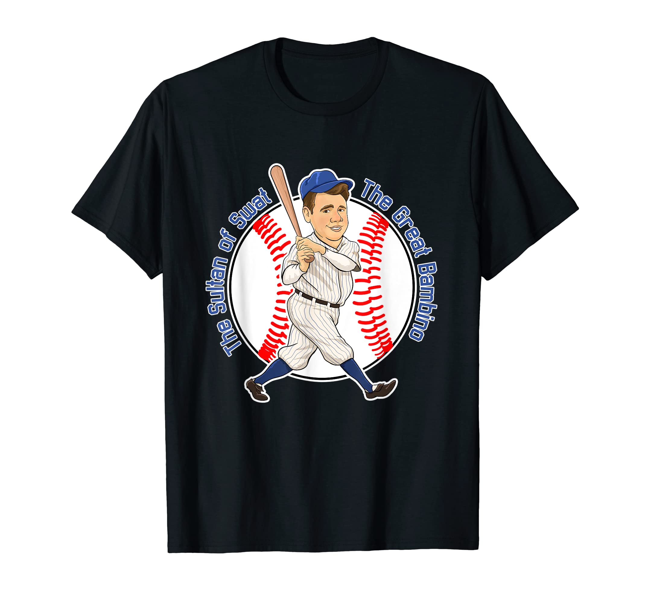 The Great Bambino: Baseball Legend -Home Run Hitter T-ShirtOEKO-TEX STANDARD 100