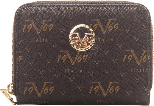 19V69 Italia Kadın Cüzdanı Organize Bölmeli Kahve Rengi Kompakt Model 4298