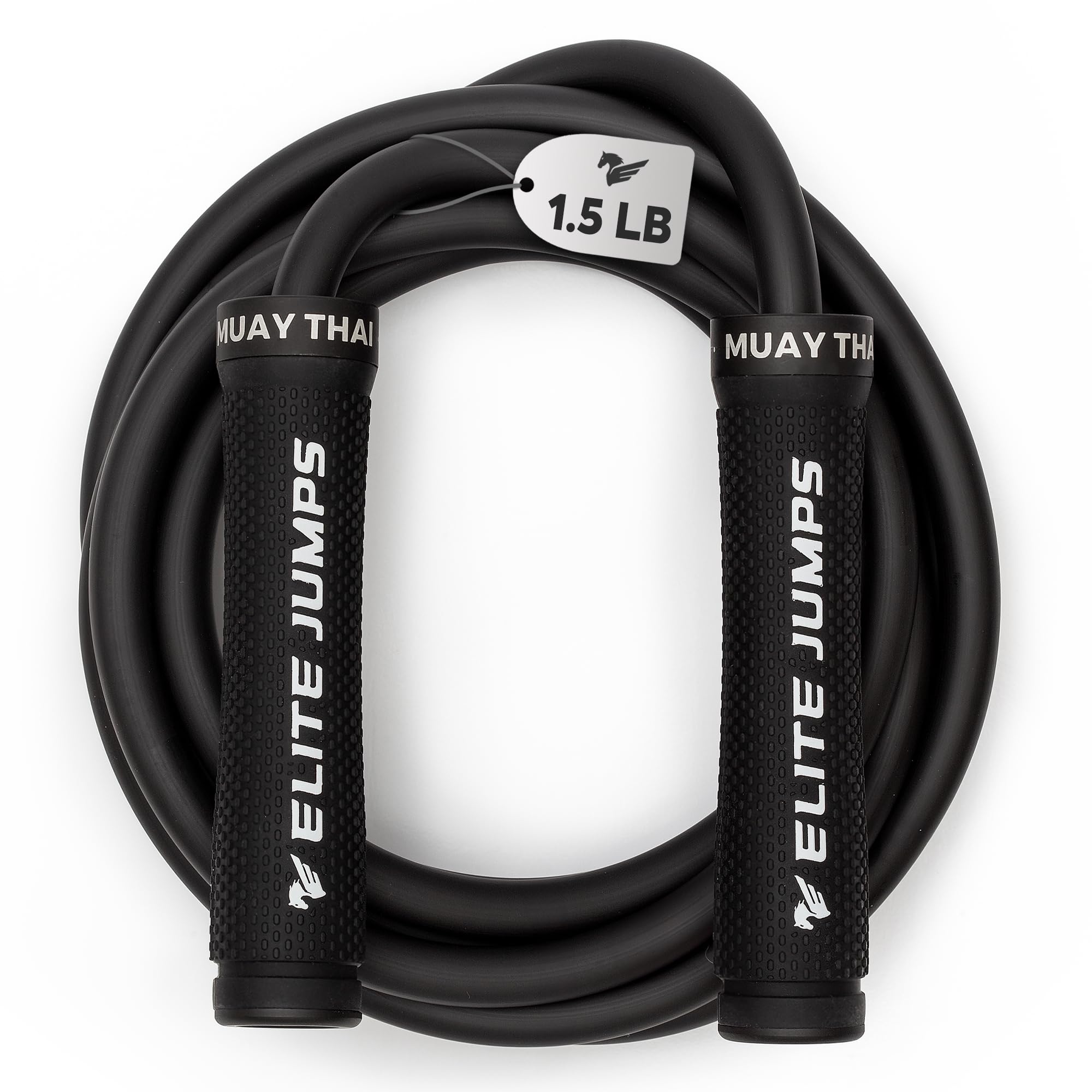 Muay Thai 3.0 Weighted Jump Rope for Men & Women - Professionally Designed for High-Intensity Training | Muay Thai, MMA & Fitness Jump Rope - Full Body Workout Weighted Rope