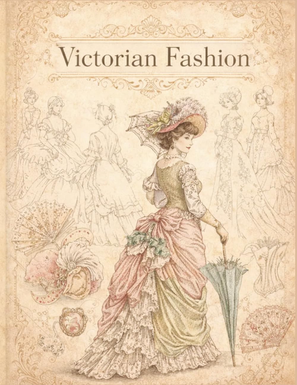 Victorian Fashion: An Illustrated Journey from the Romantic Era to the Gibson Girl (1837–1901) featuring Gowns, Corsets, and 19th-Century Accessories