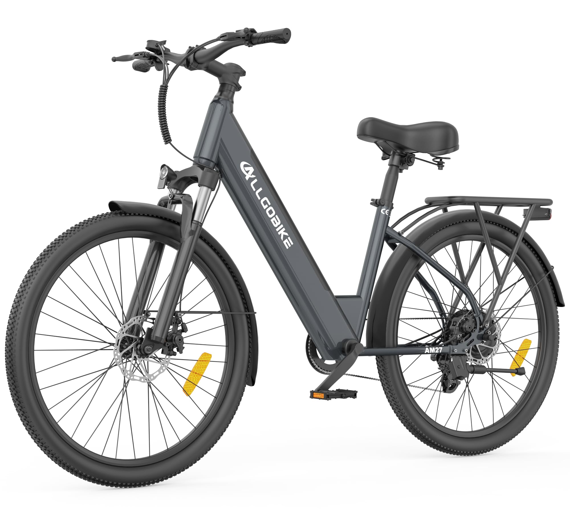 CHEEVALRY AM27 Elektrofahrrad 27,5 Zoll E-Bike für Damen und Herren 250W Motor 36V 15Ah Akku 25 km/h 7-Gang-Schaltung 3 Unterstützungsstufen Scheibenbremsen LED-Beleuchtung