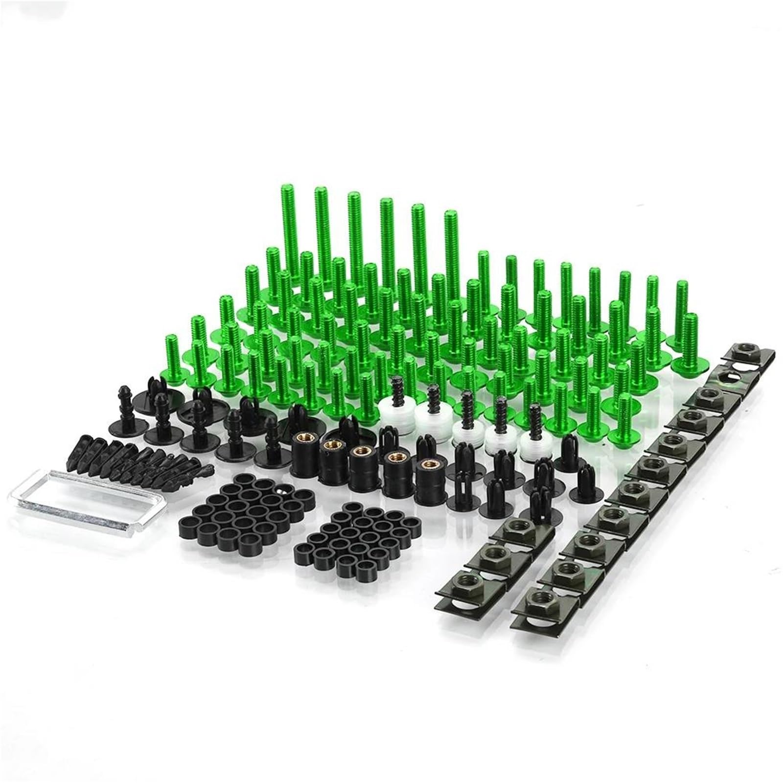 Viti Di Parabrezza Kit di bulloni per carene moto Per Rebel 300 500 CMX300 CMX500 Viti, dadi e clip di fissaggio in alluminio CNC Rondella Dado(Arancia)