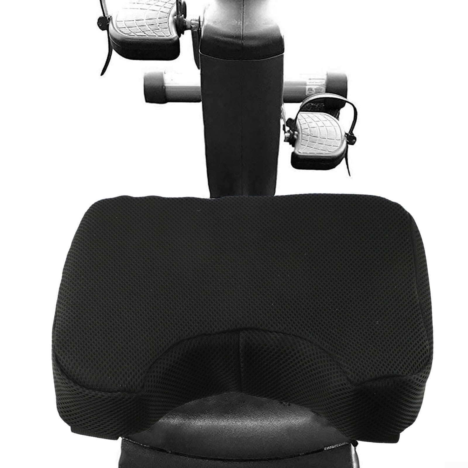 Cuscino per sedile del vogatore con memory foam in poliuretano per Concept 2, cuscinetto antiscivolo traspirante per ridurre la pressione sul coccige e migliorare il comfort dell'allenamento