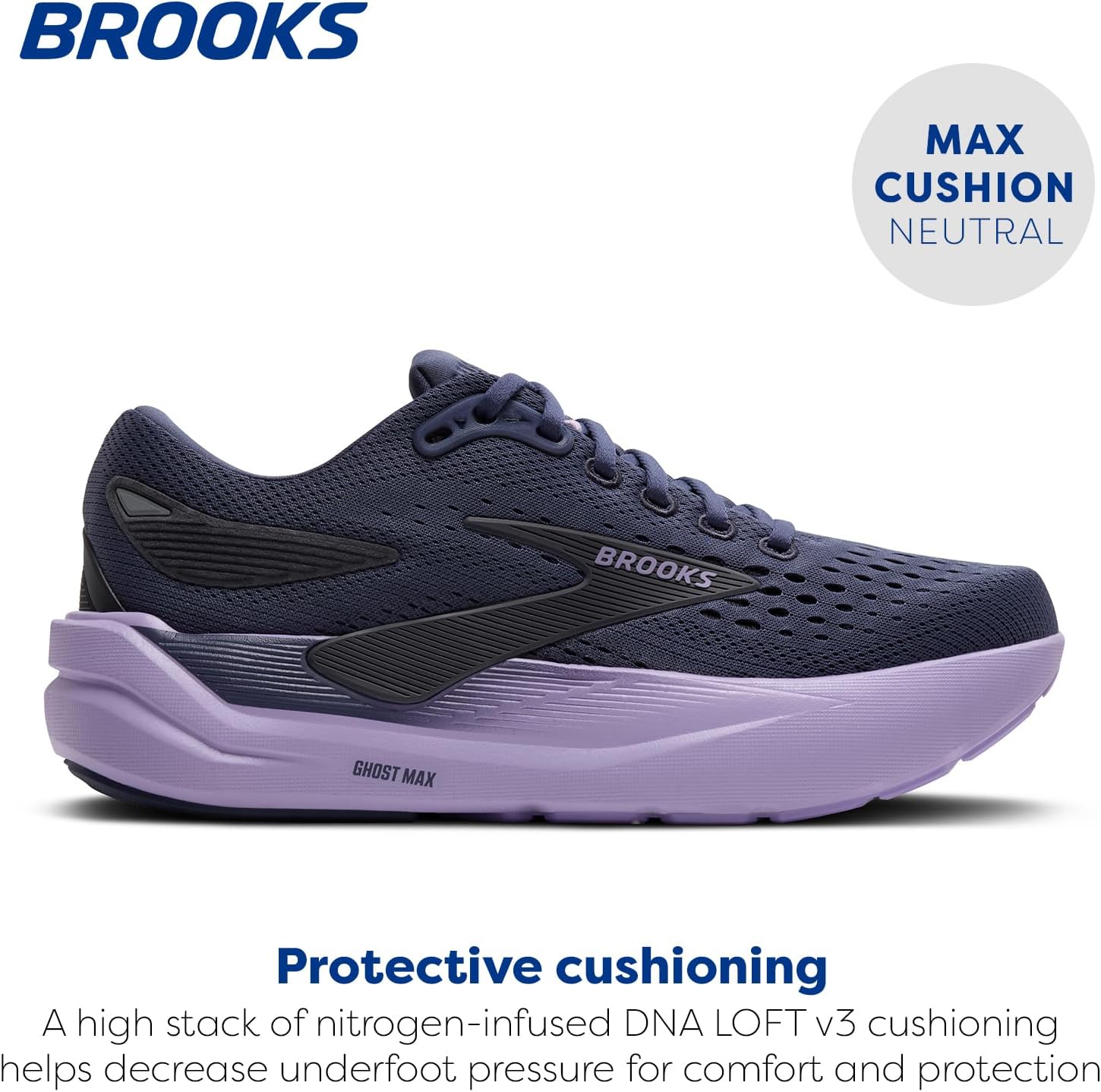 Brooks Women’s Ghost Max 3 Neutral Running & Walking Shoe - Image 2