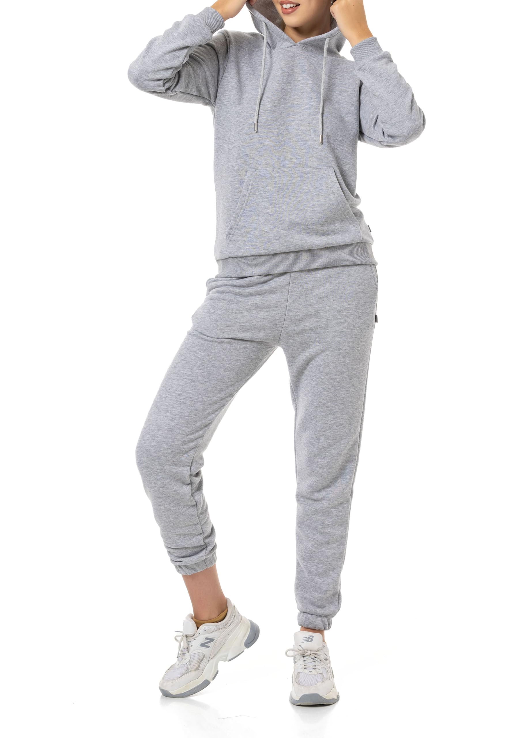 Redbridge Damen Jogginganzug Bequemer Zweiteiler mit Hoodie und Jogginghose Lässiger Freizeitanzug für Sport und Alltag