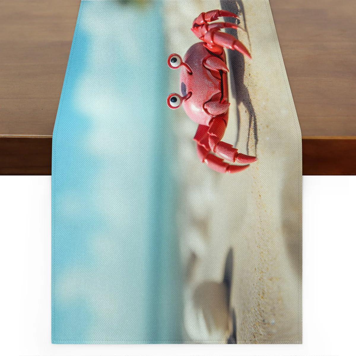 Chemin de table motif crabe de haute qualité pour nappe de salle à manger d'été