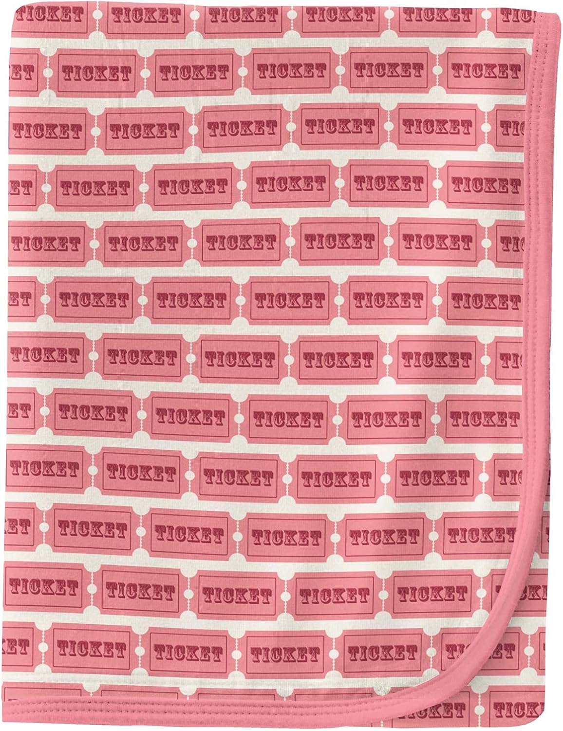 KicKee Print Swaddle Blankets, Made from Viscose from Bamboo Fabric Making it a Silky Soft Baby Blanket, Our Dreamy Swaddle Wrap is 40” x 29” (Peacock Mermaids & Pearls - One Size)