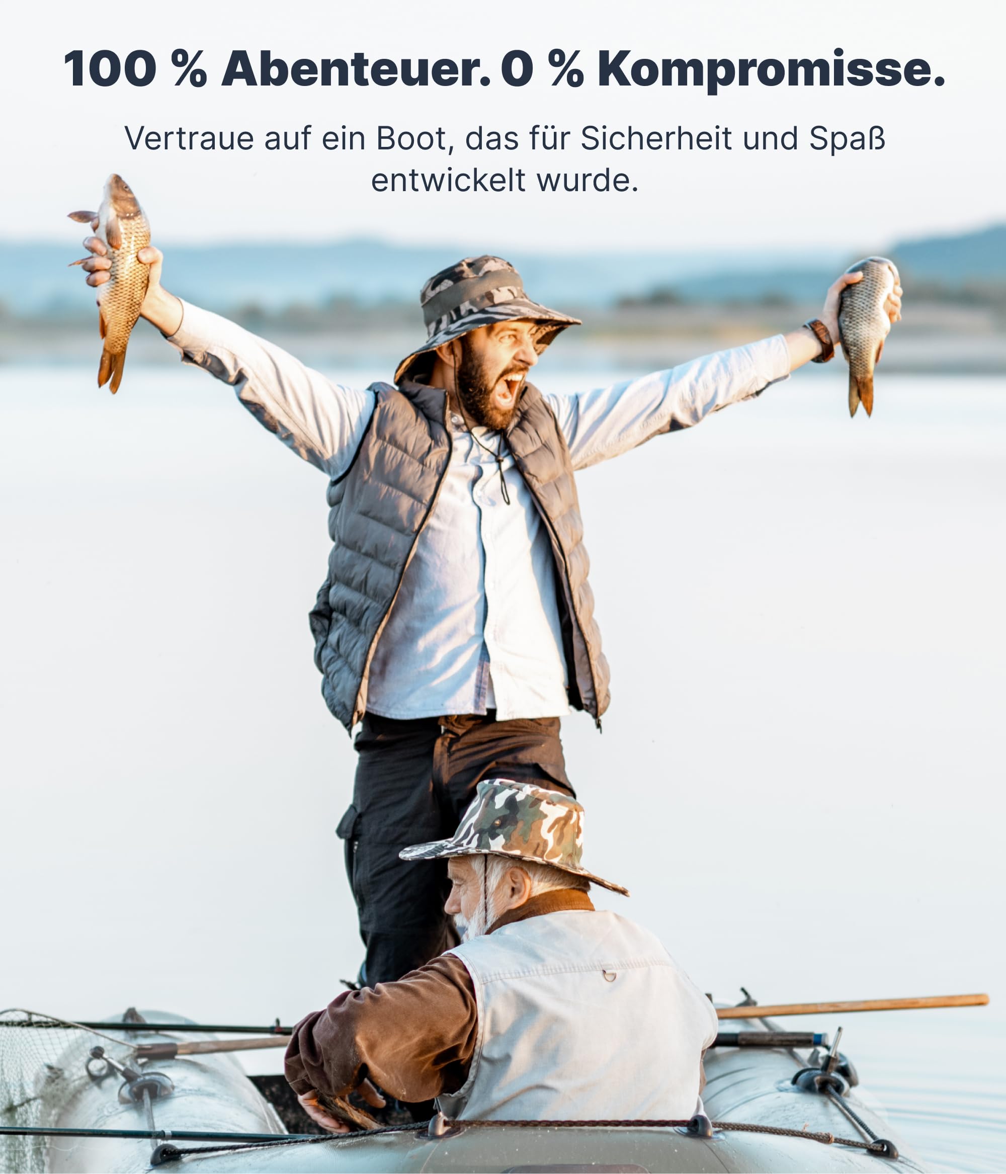 Nemaxx® Profi Schlauchboot 230/330/380 cm für 2/5/7 Personen – Paddel-, Angel- & Ruderboot – Luftboden/Aluboden, motorisierbar, bis zu 905 kg Traglast – inkl. 2 Paddel, Pumpe, Tasche & Reparaturset