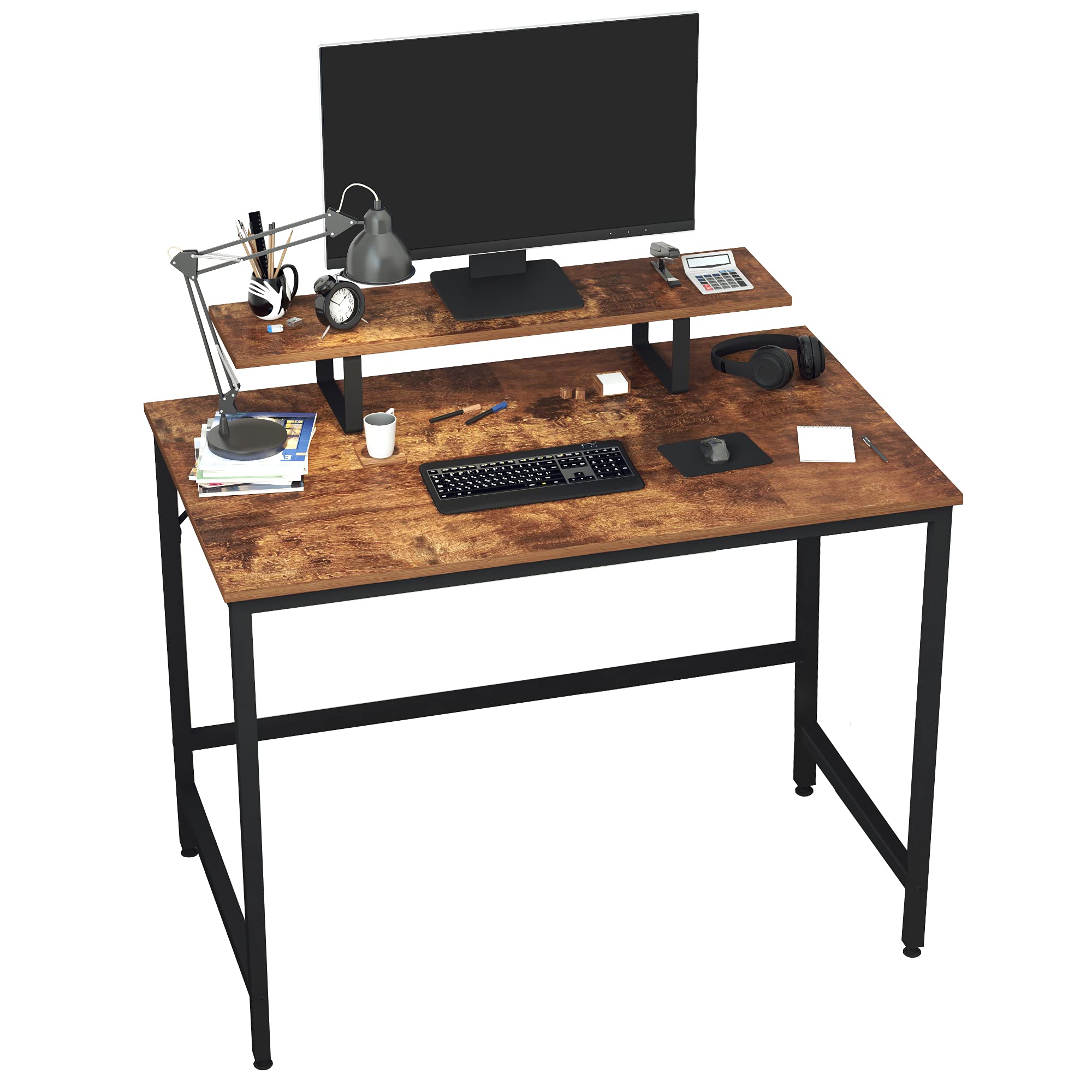Buy JOI Computer Desk with Monitor Stand, Study Desk for Home Office