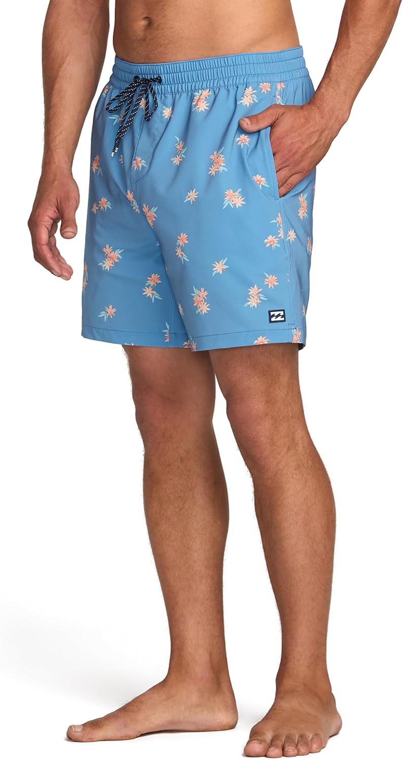 Billabong Men's Sundays Layback Elastic Waist 17 Inch Swim Trunks - Image 6