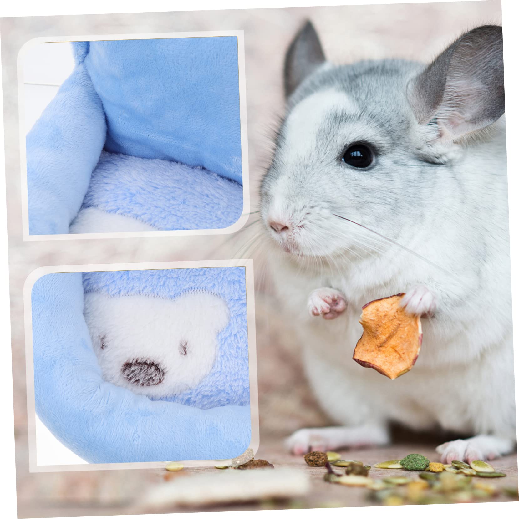DOITOOL 3stücke Kuschelnest Für Kleintiere Weiches Schlafbett Für Hamster Meerschweinchen Und Andere Haustiere Warmes Versteck Aus Plüsch Für Wintermonate Für Gemütliche Ruhezeiten