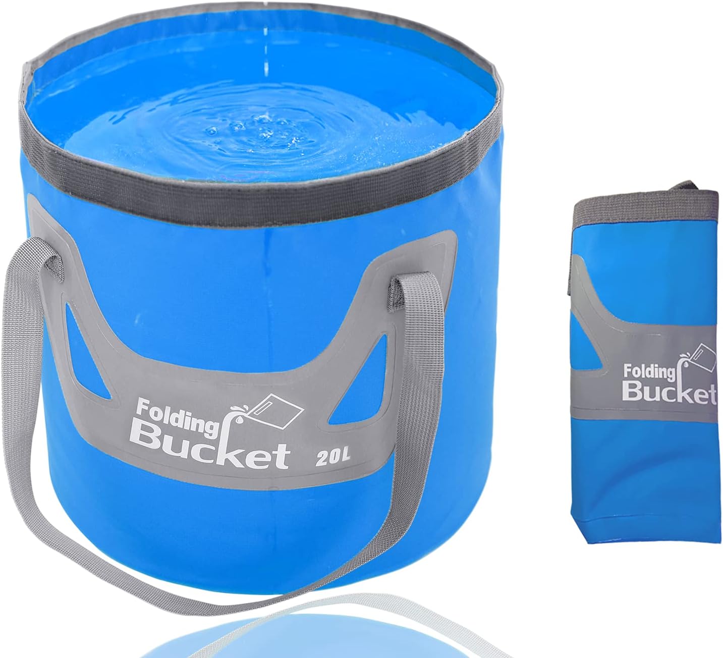 Collapsible Bucket 5 Gallon Bucket Portable Camping Bucket