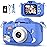 Goopow Kids Selfie Camera Toys for Girls Age 3-9, Digital Video Camera Toy with Protective Cover,Christmas Birthday Festival Gifts for 3-9 Year Old Girls Boys- 32GB SD Card Included
