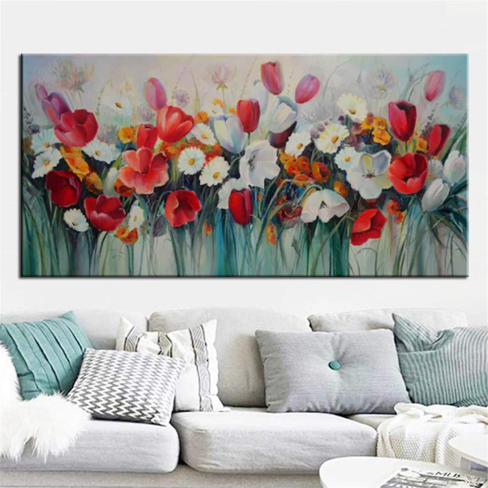 Diamond Painting strass ronds haute brillance broderie 5D grand format de fleur