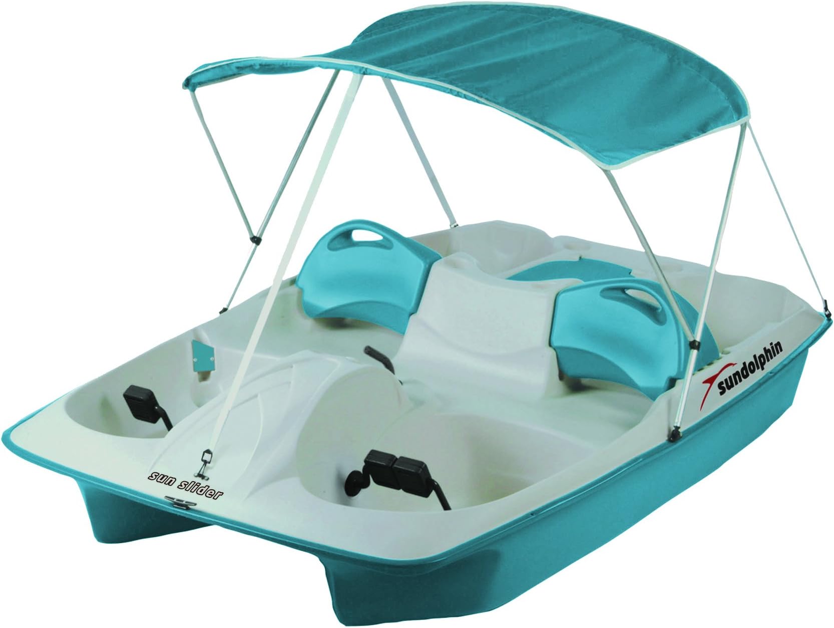 Sun Dolphin Sun Slider 5 Seat Pedal Boat with Canopy