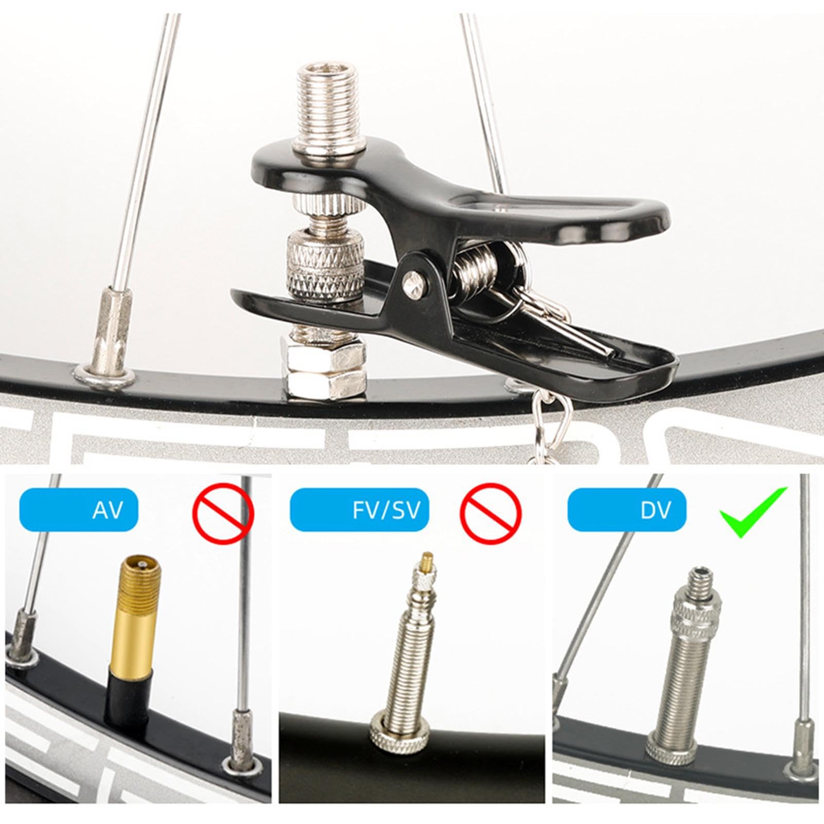 Produktbild von Quick Connect Reifenfüller-Düsenadapter Mit Selbstsicherndem Messing