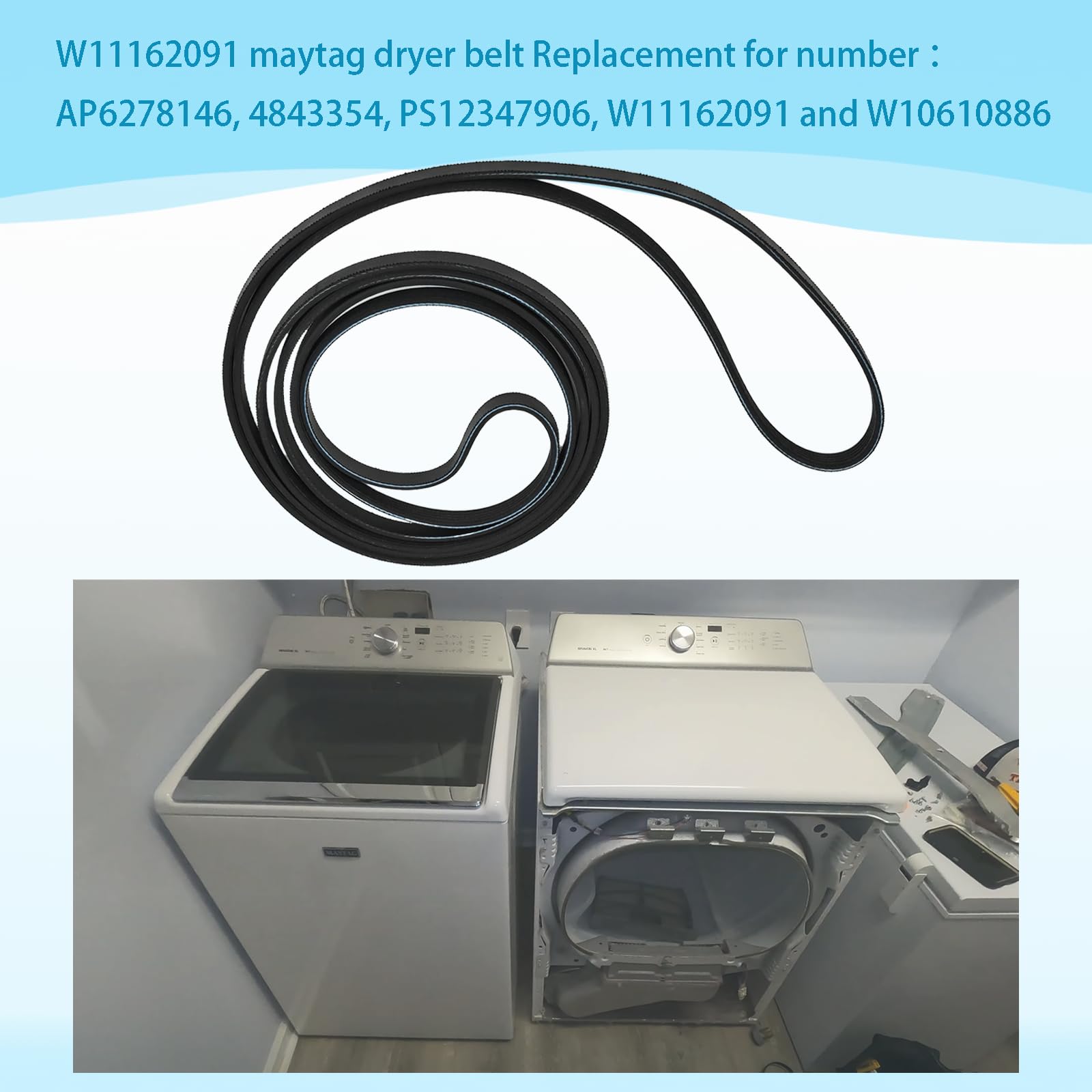 Kit Rulli 12001541 312948 Kit Supporto Batteria E Rullo Per Asciugatrice Maytag - Confezione Da 2 Pezzi, Modelli Compatibili 12001541, 312948 Pressa Idraulica 30t - Foto 7