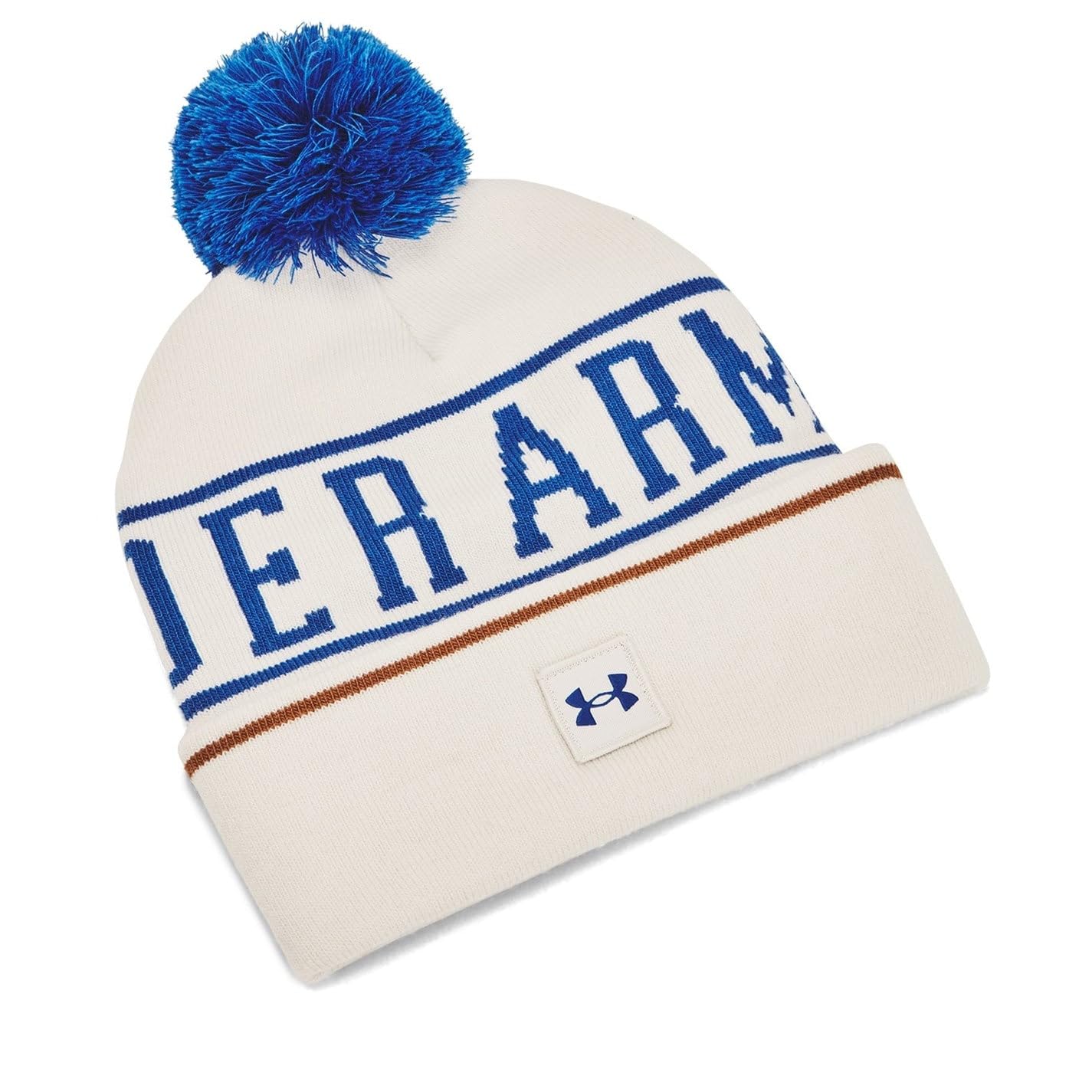 Under Armour Mens Halftime Pom Pom Beanie Beany Summit White Mens