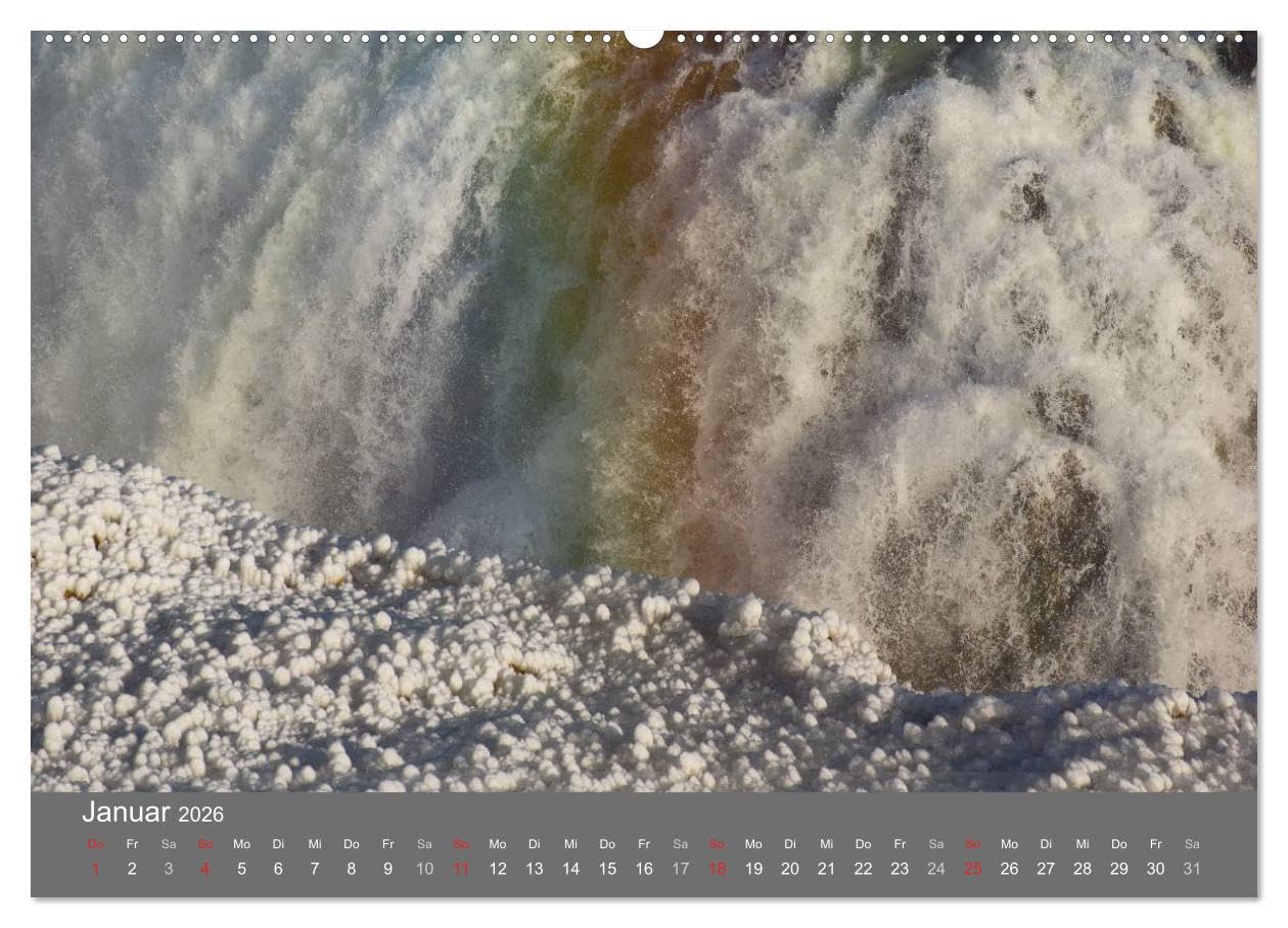 Island 2026 (hochwertiger Premium Wandkalender 2026 DIN A2 quer), Kunstdruck in Hochglanz: Island - Polarlichter, Gletscher und Vulkane (CALVENDO Orte)
