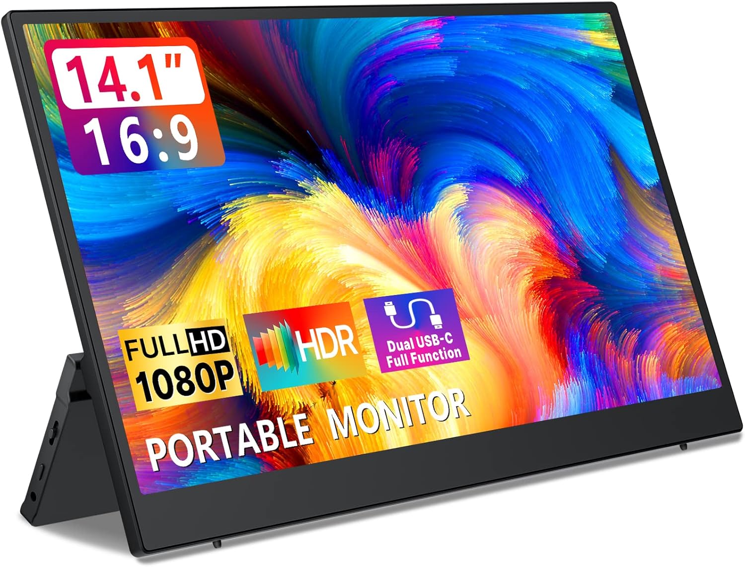 Dopesplay Portable Monitor 14.1'' FHD 1080P Laptop Monitor