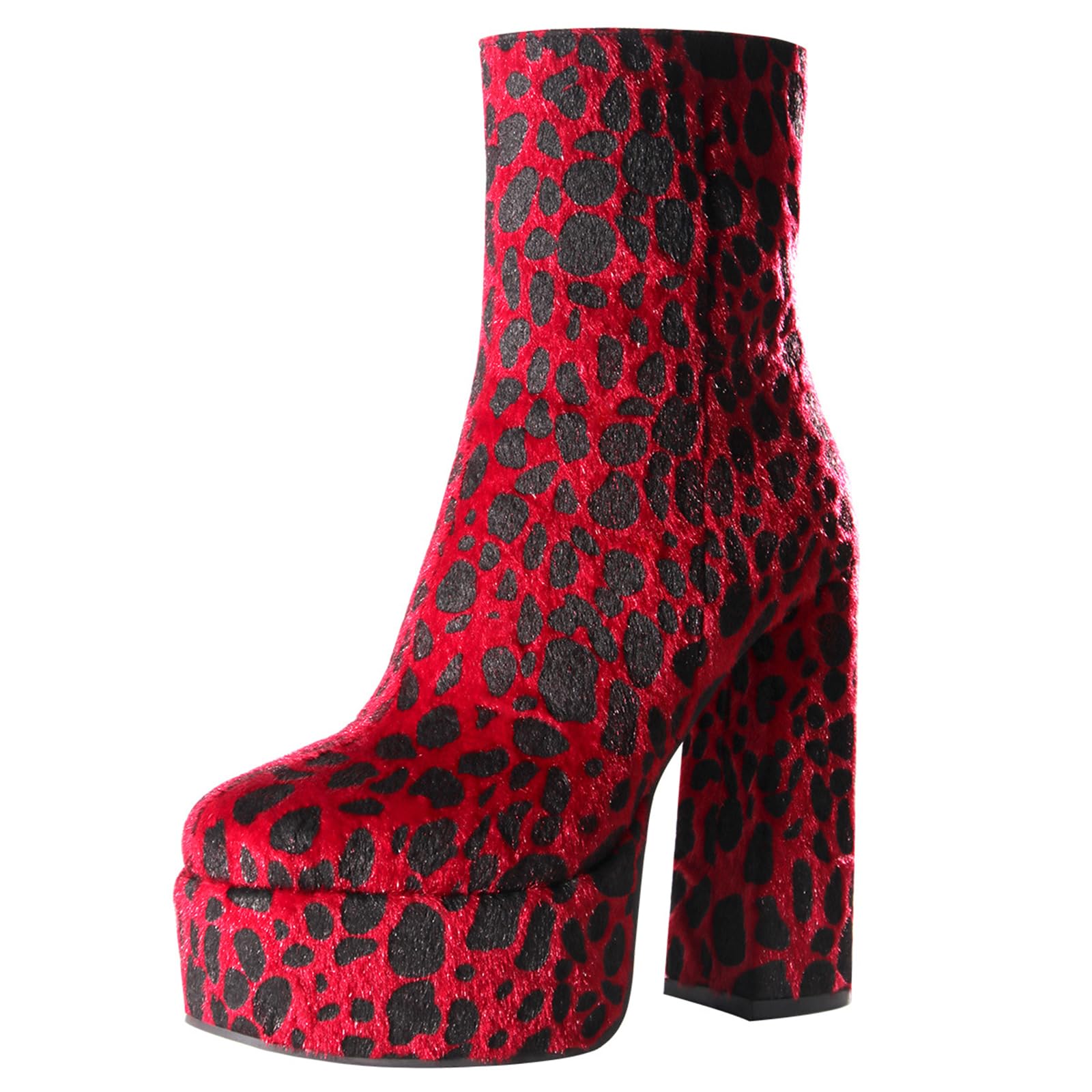 Bottes de mode pour femmes à plateforme de 14cm et talon épais - 7