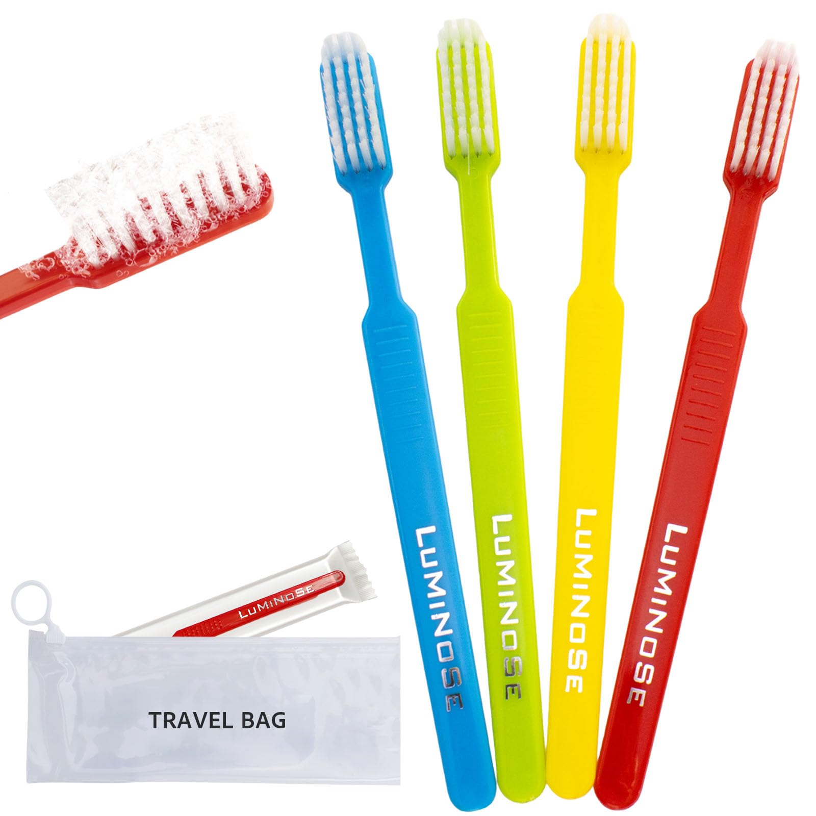 200 spazzolini da denti usa e getta preincollati, comodi spazzolini da denti da viaggio, igiene orale portatile, pulizia in movimento, facile da usare, essenziali da viaggio, spazzolini