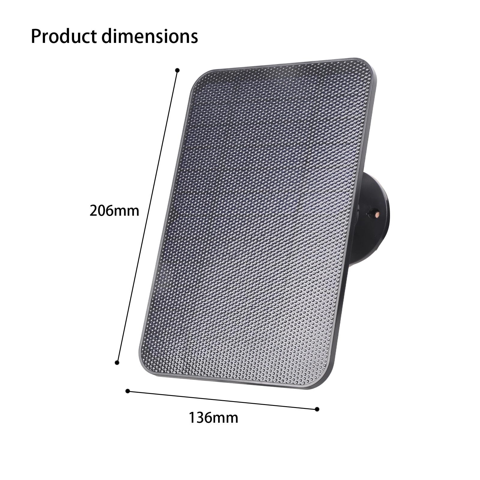 5 Stück Sun Panel Energieversorgung mit 2000mAh Akku für Überwachungskameras Wasserdicht und Verstellbare Halterung Scintillate Kamera Dauerleistung
