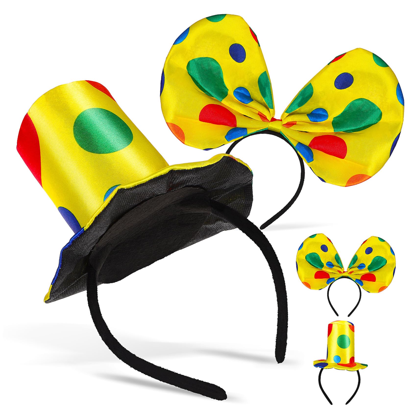 Amazon.co.jp: MAGICLULU 2 セット 帽子 ドレス ピエロ 衣装