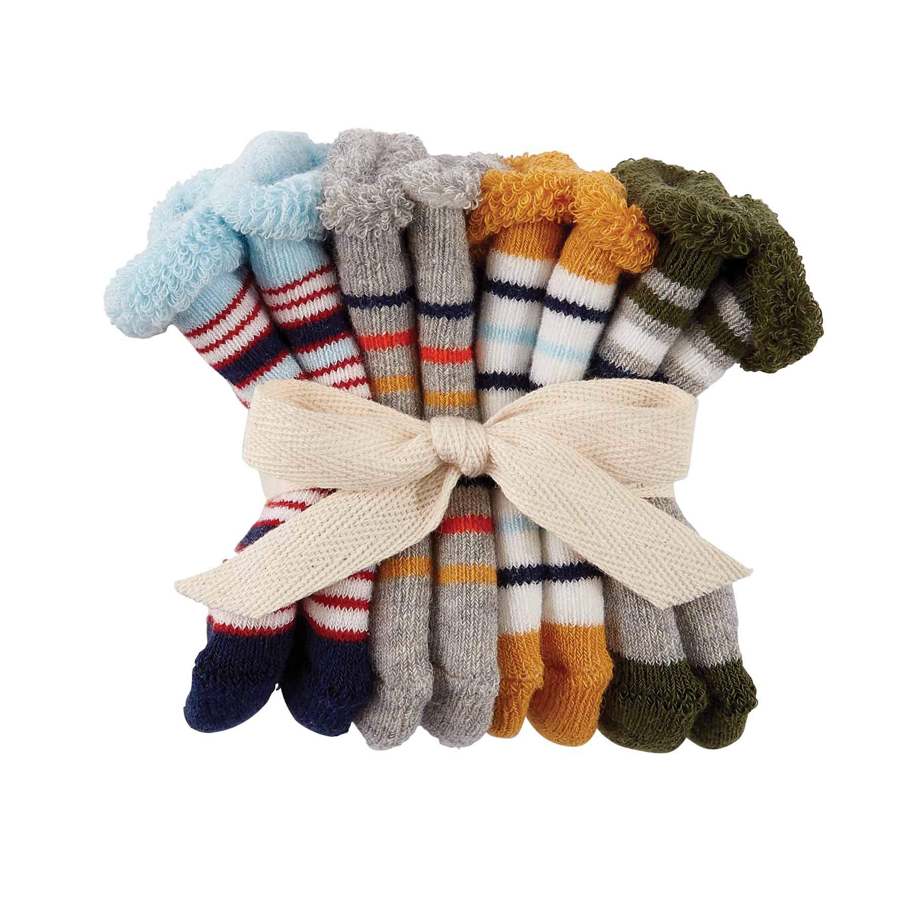 Mud Pie Boy Newborn Sock Set of 4