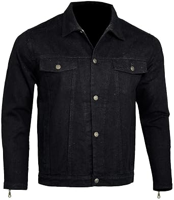 Denim Motorcycle Biker Jacket 