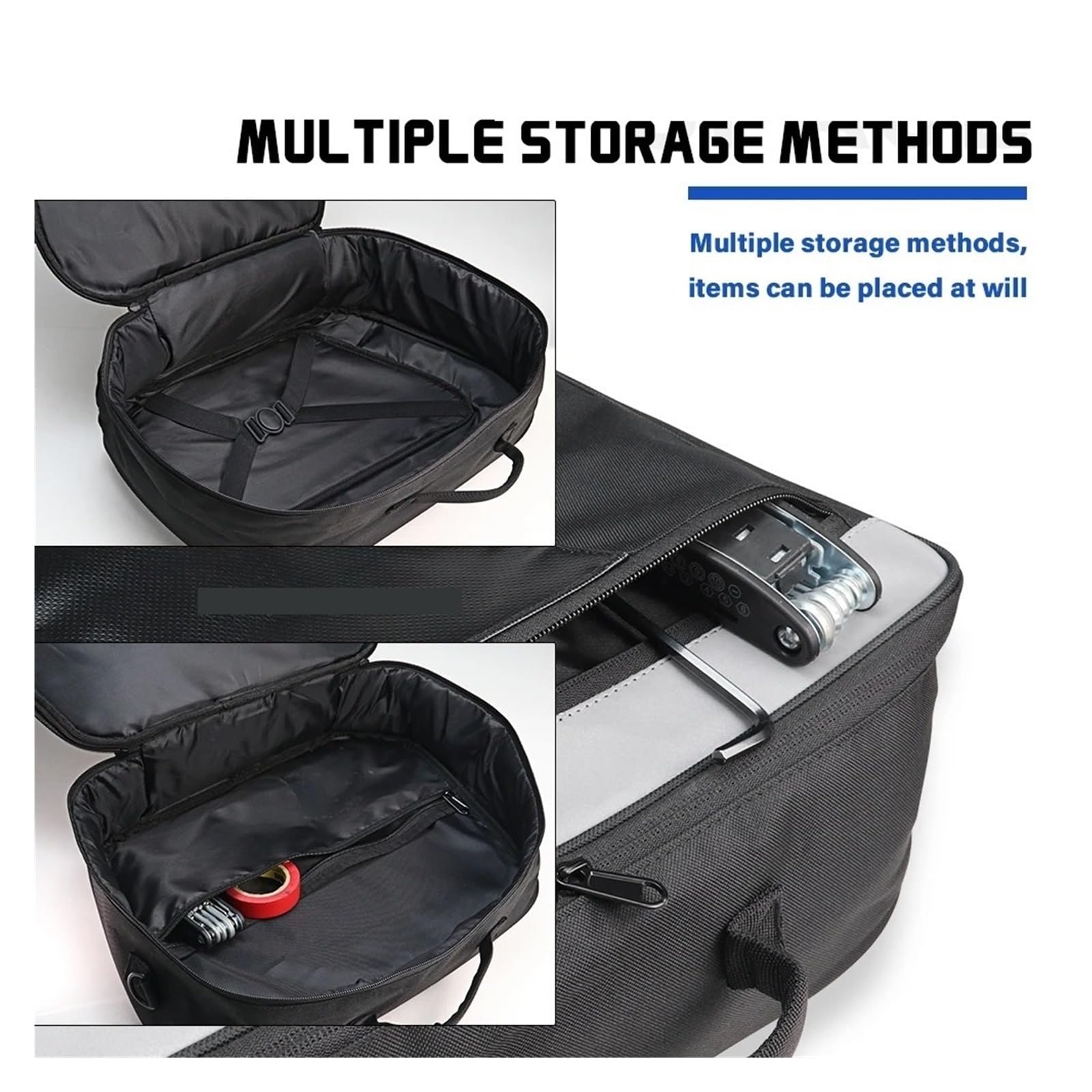 Bolsa De Moto para X ADV 750 X-ADV750 2021-2025 Equipaje Motocicleta Bolsa Interior Accesorios Caja Superior Lateral Almacenamiento Top Case Motos(Side)