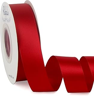 15 Old Money Christmas Decor Ideas That'll Make Your Home Sparkle with Elegance! 70 Ribbli Double Faced Red Satin Ribbon,1” x Continuous 25 Yards,Fabric Rib...