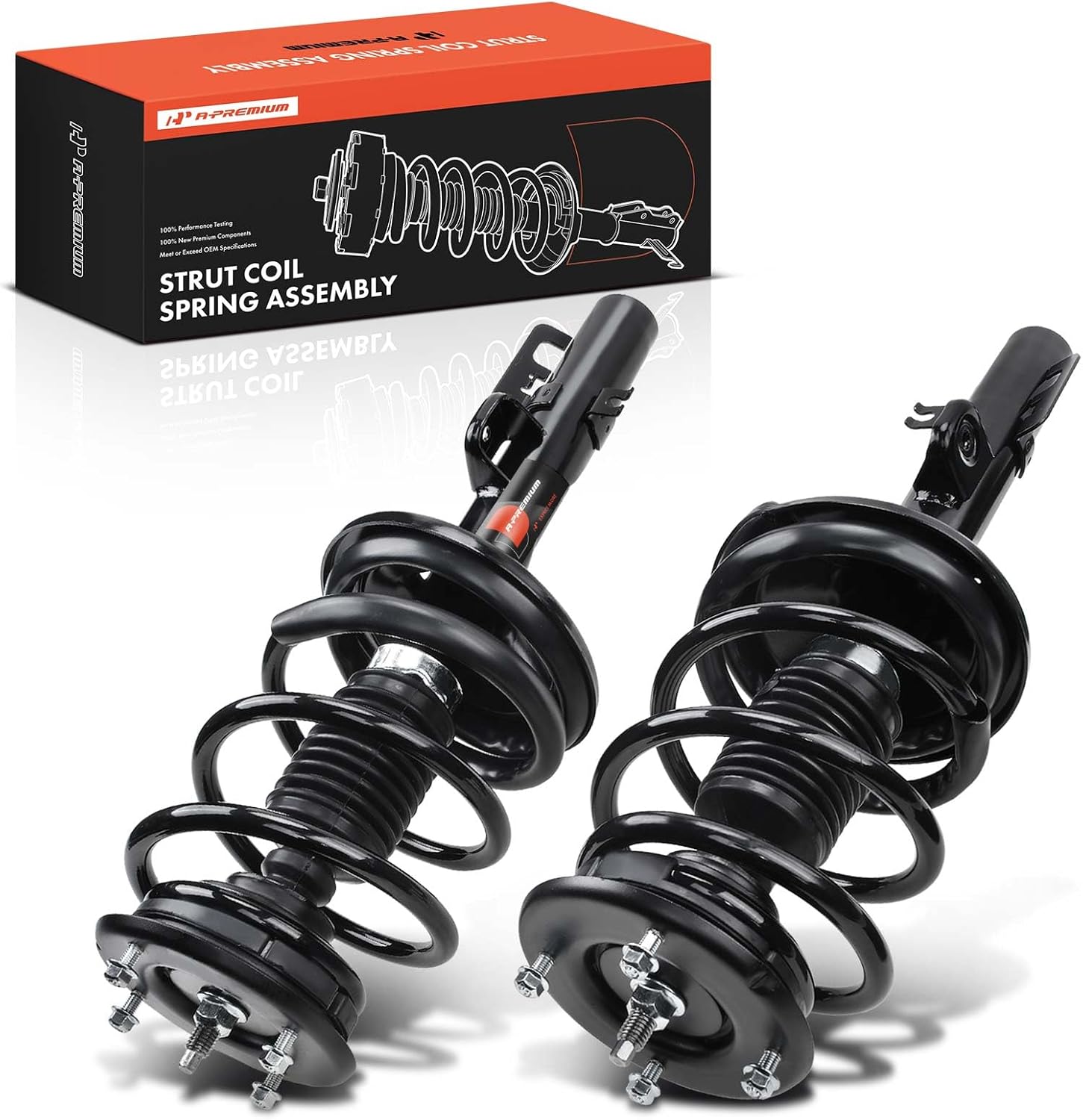 A-Premium Front Strut Assembly Compatible with Ford Freestyle 2005 2006 2007-2x Replacement Suspension Complete Strut Shock Absorber with Coil Spring