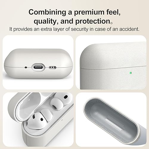 Miniatura 24 de Leather AirPods Pro 3 Case Handcrafted Vintage Genuine Leather AirPods Pro 3 Protective Cover All-Around Shockproof Protection AirPods Pro 3 Pro