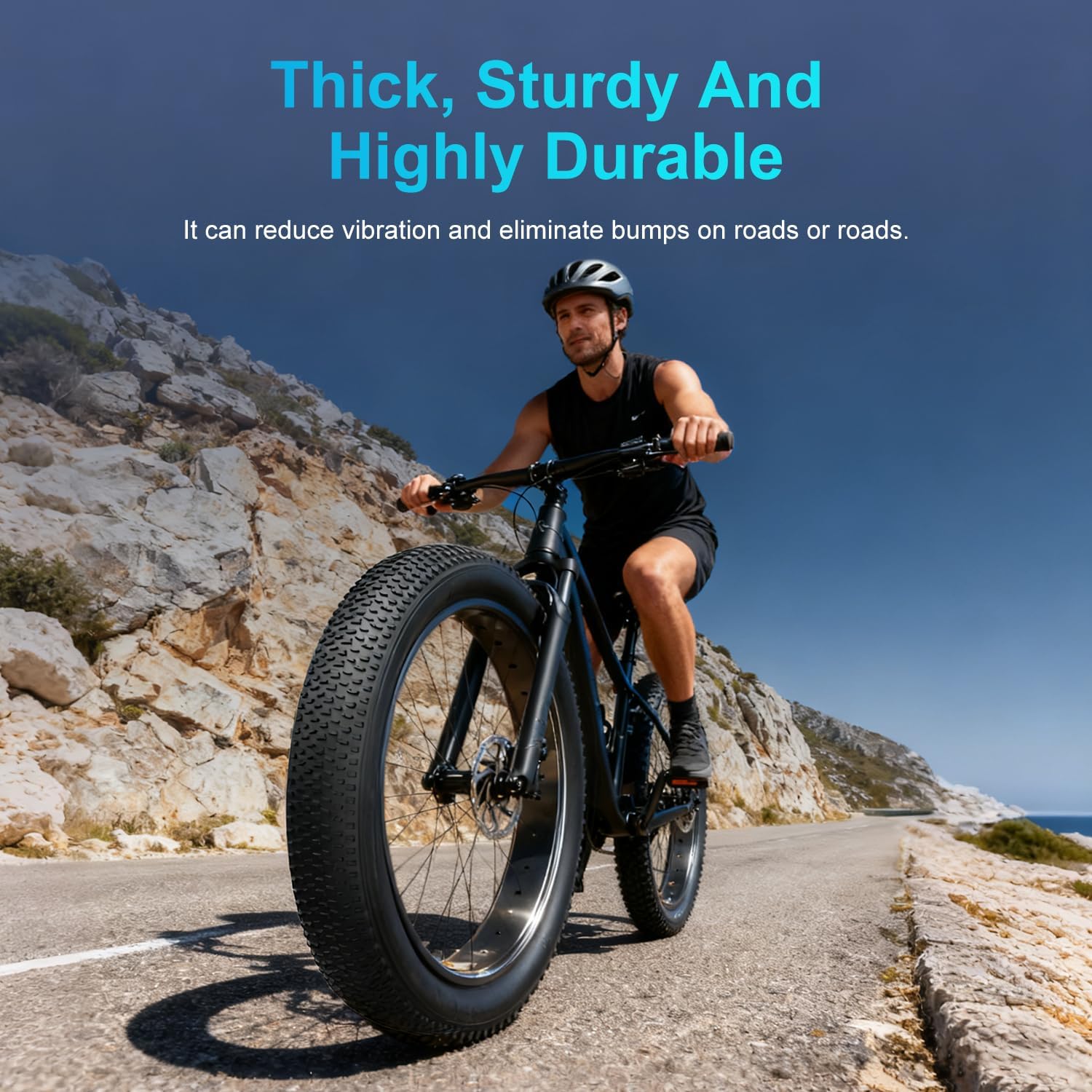 Fat Tire 20x4.0/26x4.0 Inch Replacement Bicycle Tire High-Performance and All-Terrain Folding Electric MTB Electric Bike Fat Tire for Offroad or Trail Riding